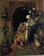 unknow artist Arab or Arabic people and life. Orientalism oil paintings  405 oil painting on canvas